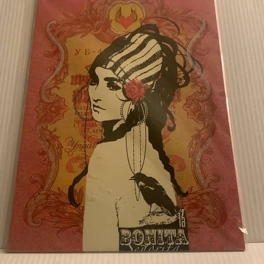 Papaya Art Board Metal- Bonita by Anahata Joy Katkin.